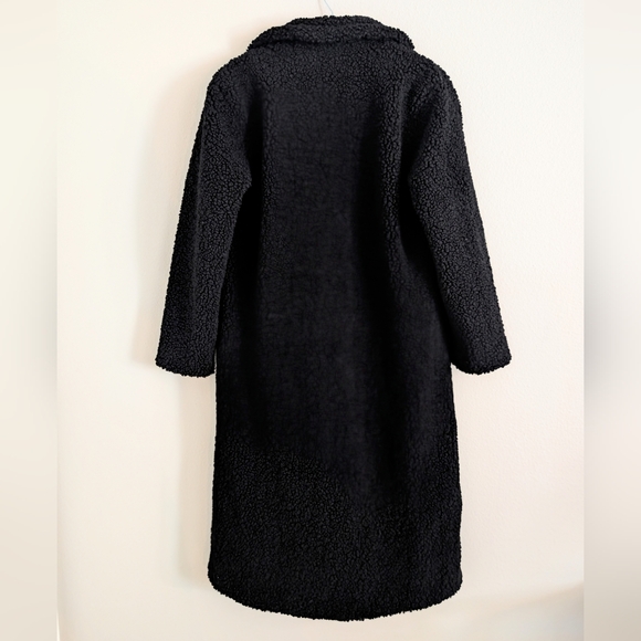 Cyber Monday Sale G By Giuliana Black Label Oversized Long Coat Size SP New - Picture 2 of 7